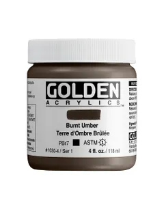 Heavy Body Burnt Umber, 4 fl. oz. Jar