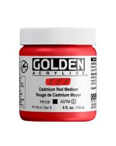Heavy Body Cadmium Red Medium, 4 fl. oz. Jar