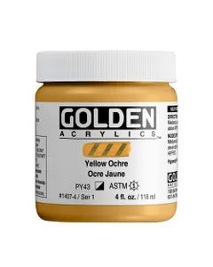 Heavy Body Yellow Ochre, 4 fl. oz. Jar