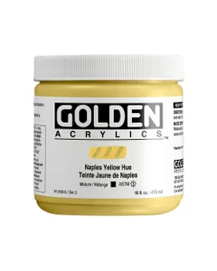 Heavy Body Naples Yellow Hue, 16 fl. oz. Jar