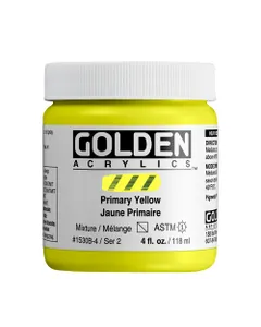 Heavy Body Primary Yellow, 4 fl. oz. Jar